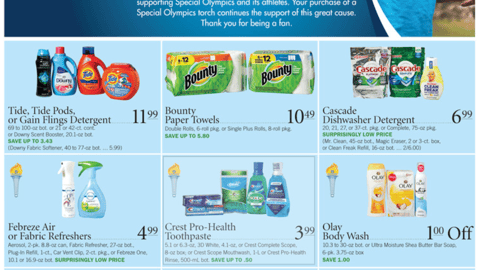 Publix P&G Special Olympics Feature